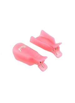 KingMas 10 Pcs Gel Nail Polish Remover Clips, Plastic Acrylic Nail Art Remover Soak Off Wrap Cleaner Cap Clip  - Image 5