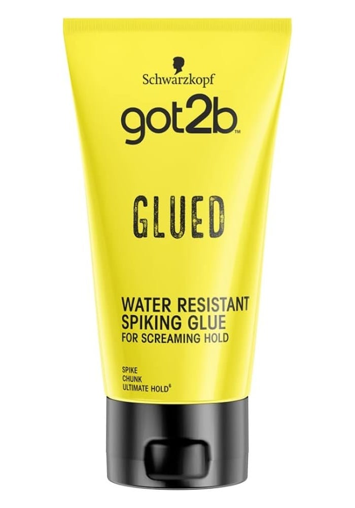 Got2b Schwarzkopf Got2B Glued Styling Spiking Glue - Water Resistant Hair Gel (150ml) - Image 1