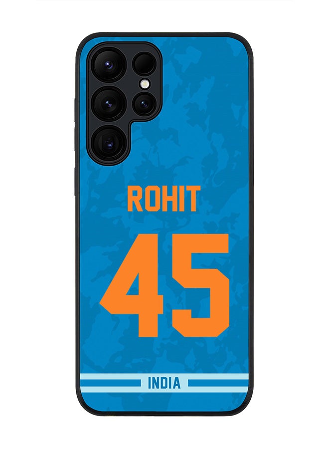 Stylizedd For Samsung Galaxy S25 Ultra 5G Case,Slim fit Camera Protection, Shockproof Thin Phone cover  - India Rohit Sharma, Jersey No 45 - Image 1