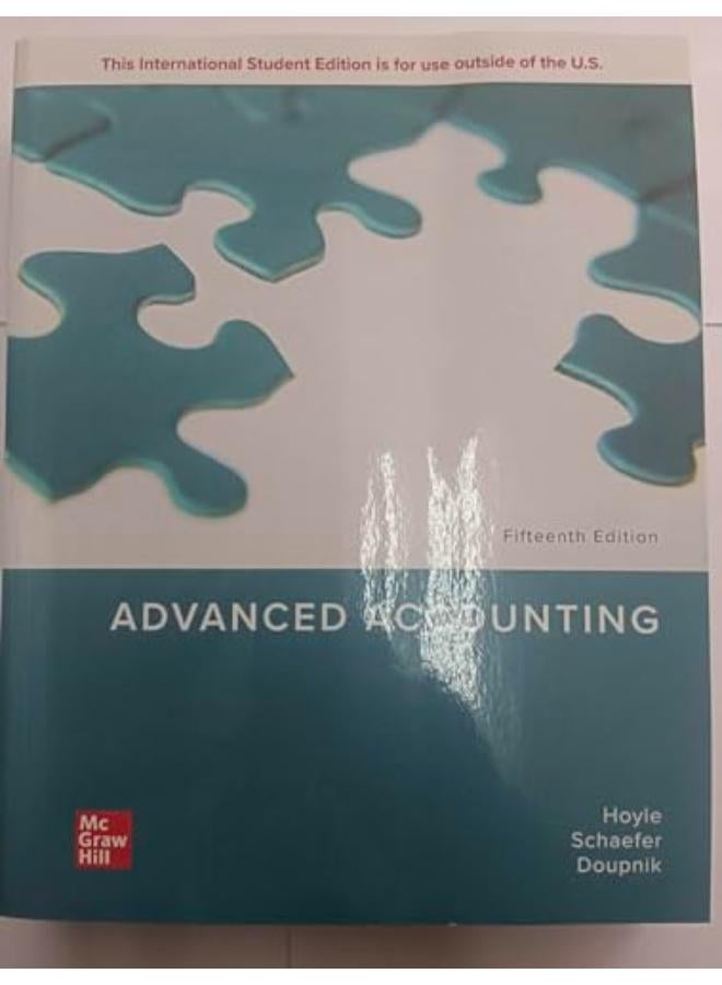 ADVANCED ACCOUNTING 