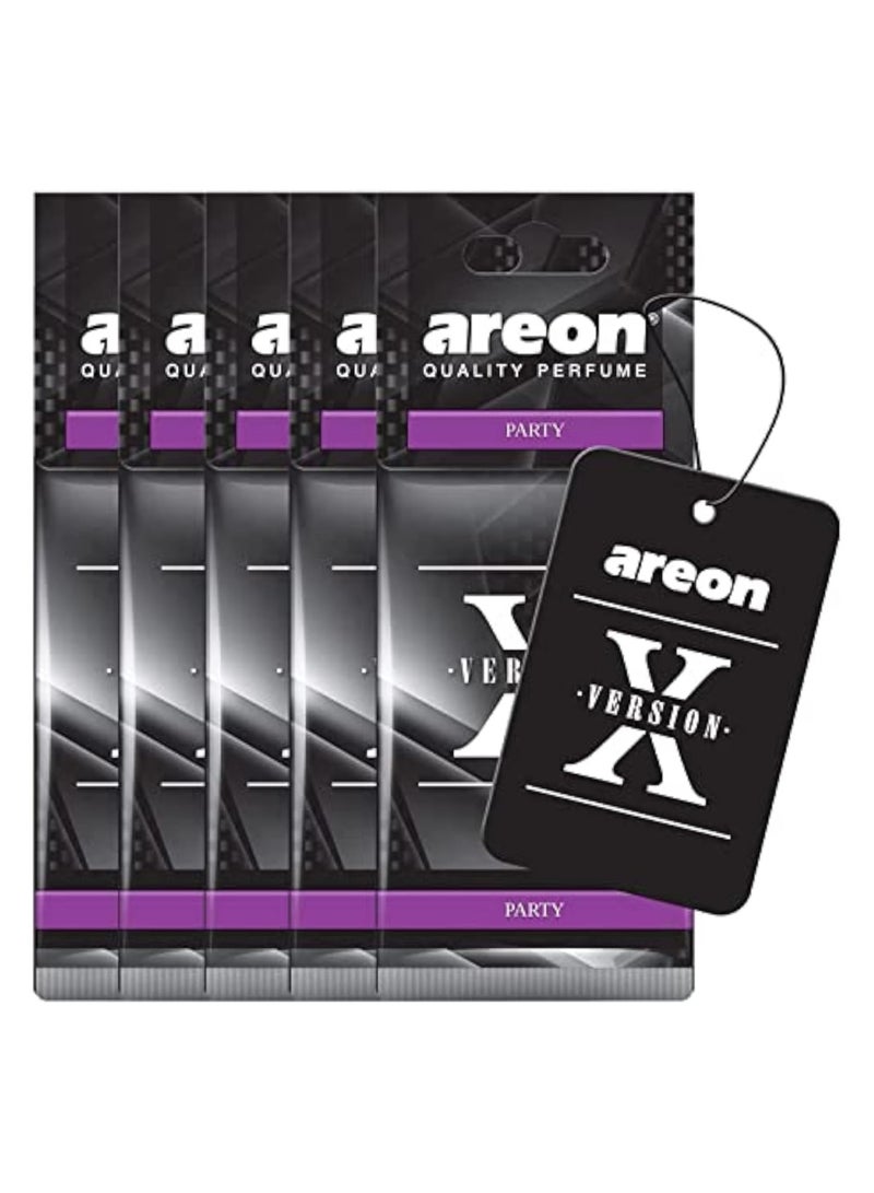 معطر جو X الإصدار بنكهة الحفلات، عبوة من 5 قطع