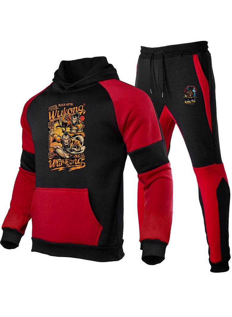 MQD Black Myth Wukong Hooded Sweatshirt Sports Suit
