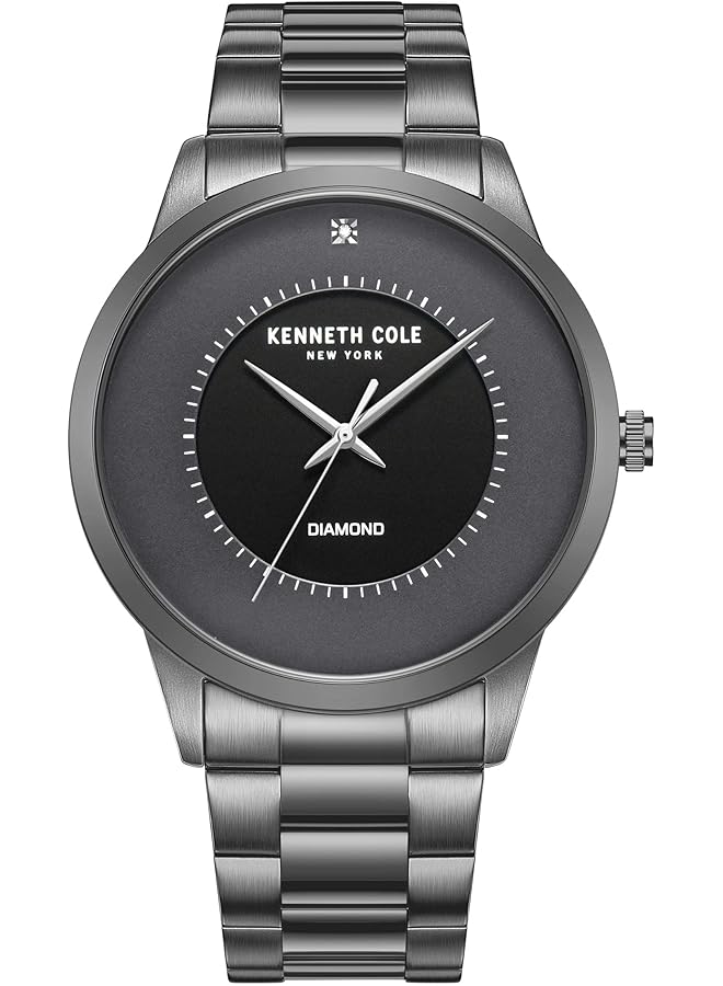 Kenneth Cole Gents Wrist Watch Kcwgg2221403 Gun Metal - Image 1