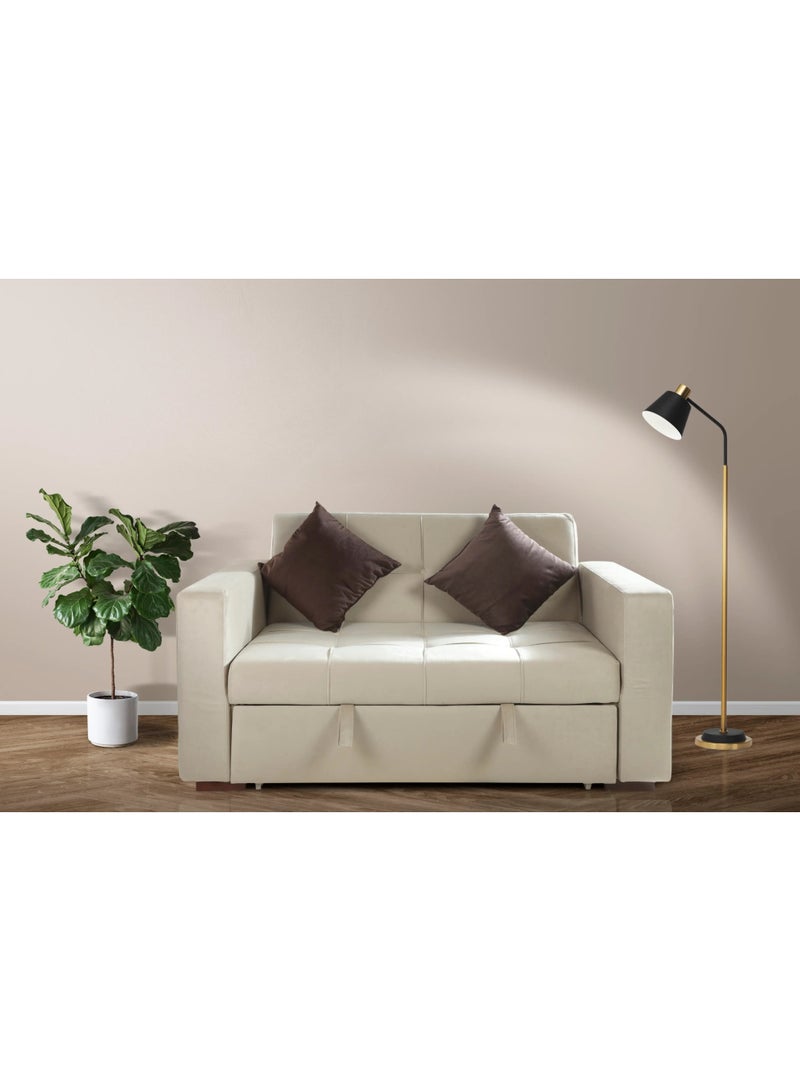 3-level sofa - chaise lounge - bed (80*155*85 cm) - drawer bed (170 cm) + 2 cushions - Image 1