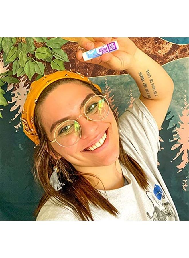Eco Lips Bee Free Vegan Unscented 100% Natural Lip Balm - Soothe and Moisturize Dry, Cracked and Chapped Lips - 100% Plastic-Free Plant Pod Packaging - Made in USA (6 Tubes) - Image 4