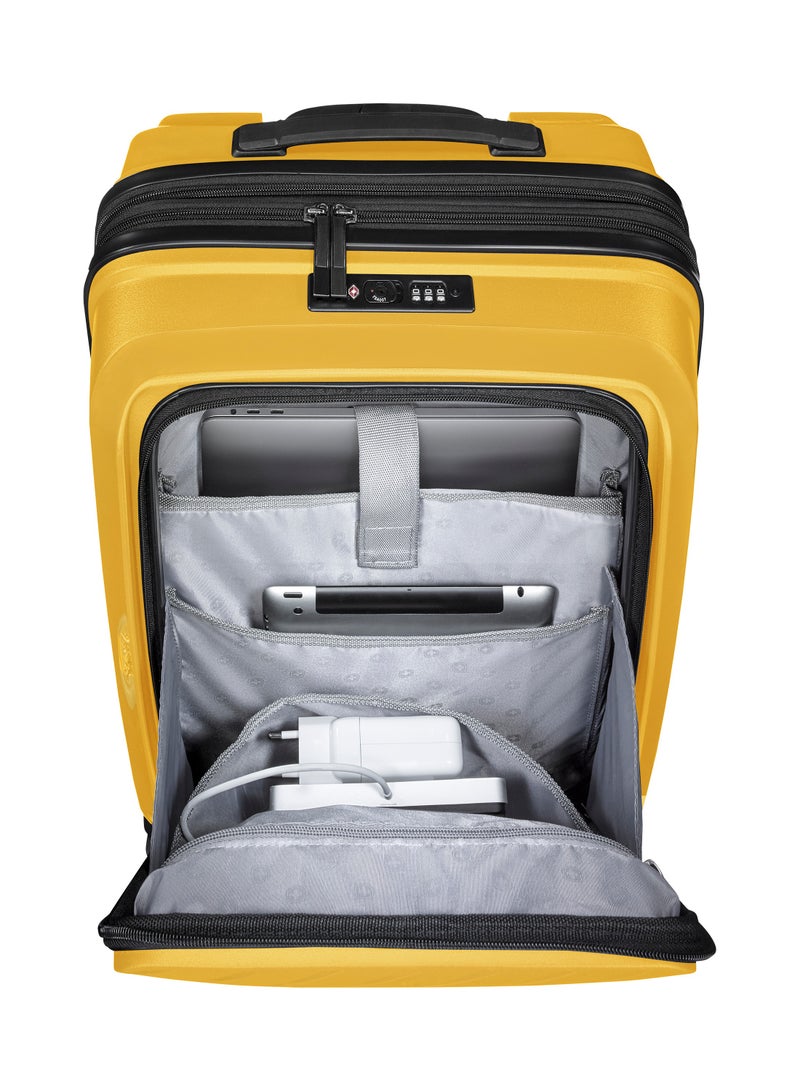 Wenger UltraLite Hardside Carry-On Expandable 55cm Cabin Luggage Trolley Yellow - Image 3