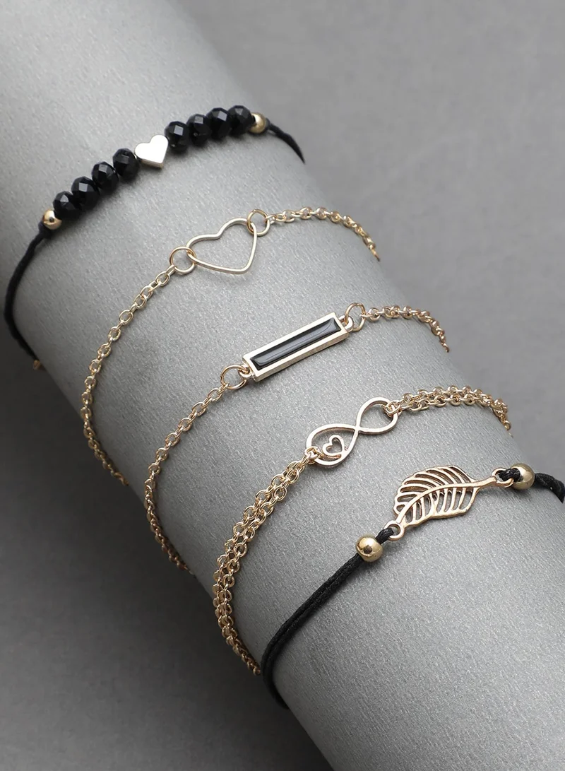 SOHI Casual Multi-Layer Artificial Bracelet Jewellery