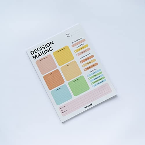 FACTOR NOTES Tear-off Notepads:A4 Sized|52 Sheets|100 GSM(Decision Making) - Image 3