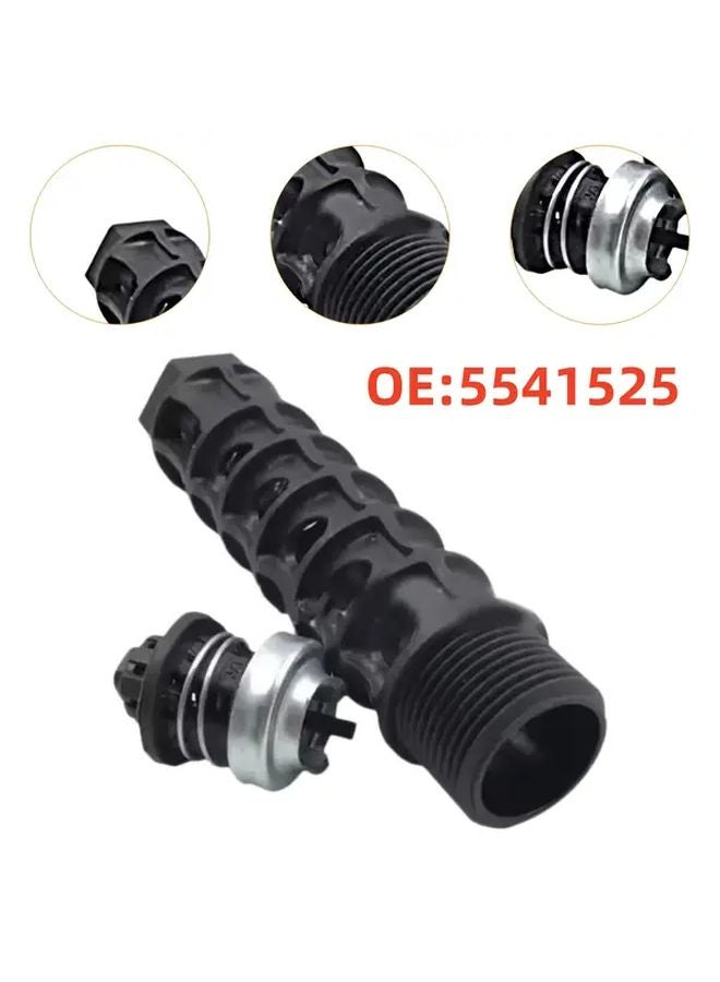 Black Engine Oil Cooler Filter Single Way Valve 5541525 For Chevrolet Saloon 1 4 1364 103 4 Closed Vehicle - Image 1