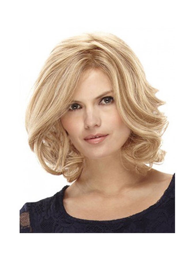 فوبيري شعر مستعار قصير وبتصفيفة غير مرتبة بلوند 1x1x1سم - Image 1