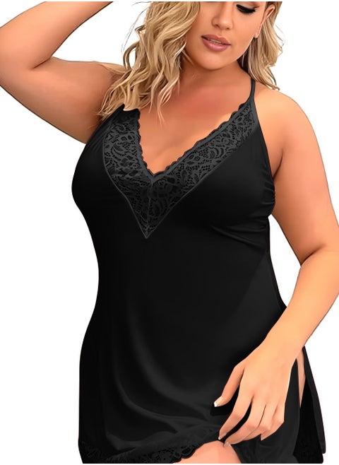 MANIKAN lingerie for women with soft lycra material  with a hot short piece with dantel around blow at the sides