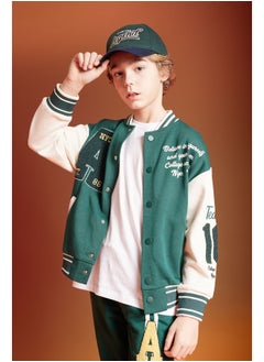 DeFacto Boy Oversize Fit Crew Neck Long Sleeve Knitted Cardigan  - Image 1