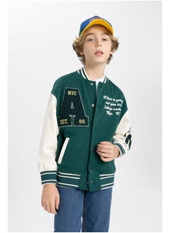 DeFacto Boy Oversize Fit Crew Neck Long Sleeve Knitted Cardigan  - Image 5