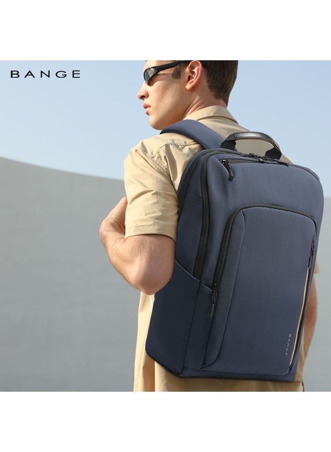 Bange 7856 Oxford Fabric Business Laptop Backpack with USB Charging Port and Anti-Theft Travel Features - Image 2