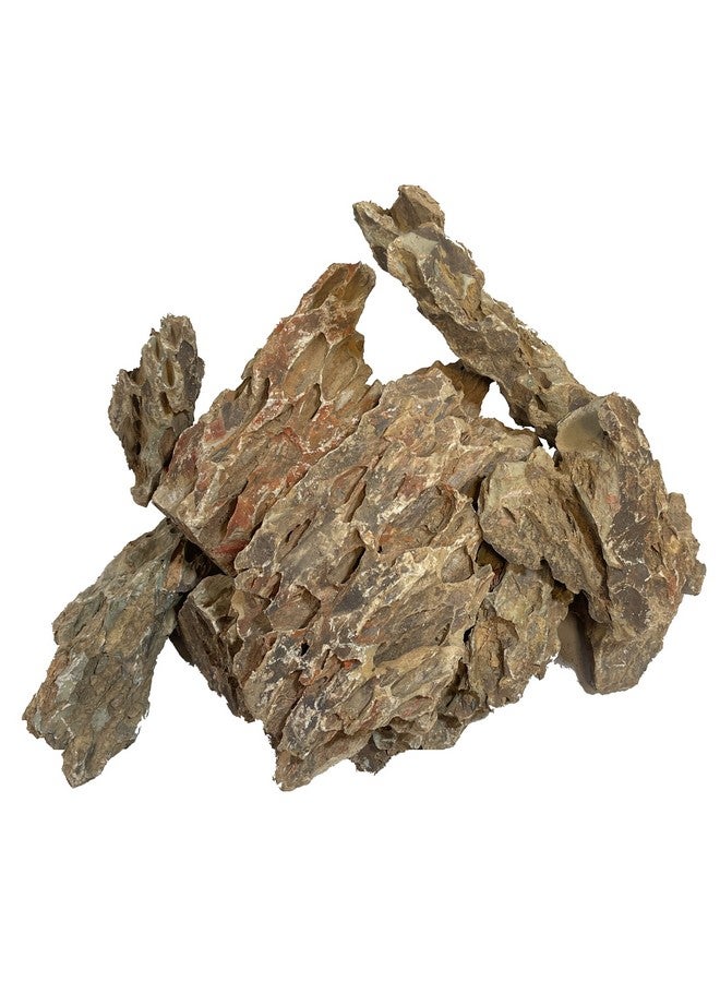 صخور تنسيق أحواض مائية فاخرة لأحواض المياه العذبة والمزروعة (حجر التنين - 9 أرطال) - Image 1