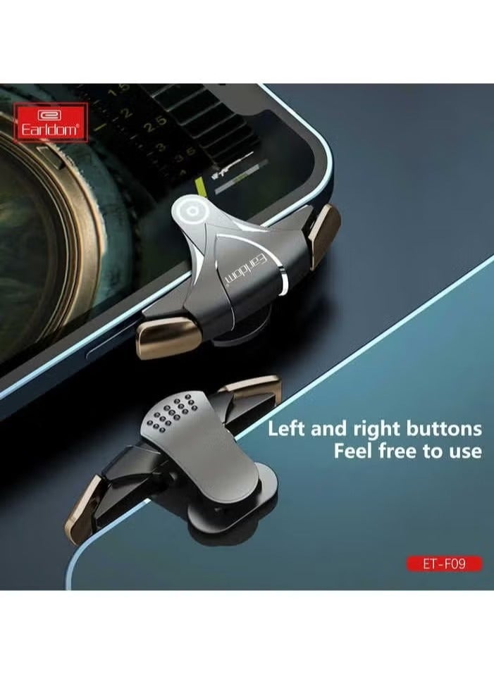 Earldom ET-F09 Finger Trigger Mobile Game Controller – Universal Plug & Play Shooting Gamepad for iOS & Android - Image 2