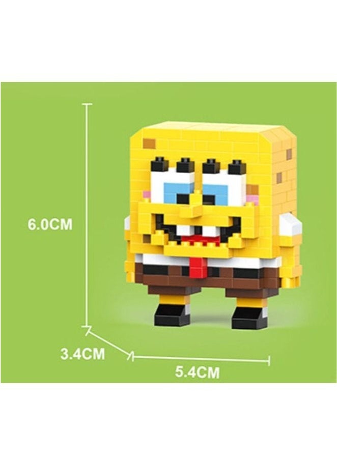 نكلوديون مجموعة من قطعتي بناء سبونج بوب، مناسبة للأعمار من ١٤ عامًا فما فوق، ٣٦٨ قطعة. - Image 2