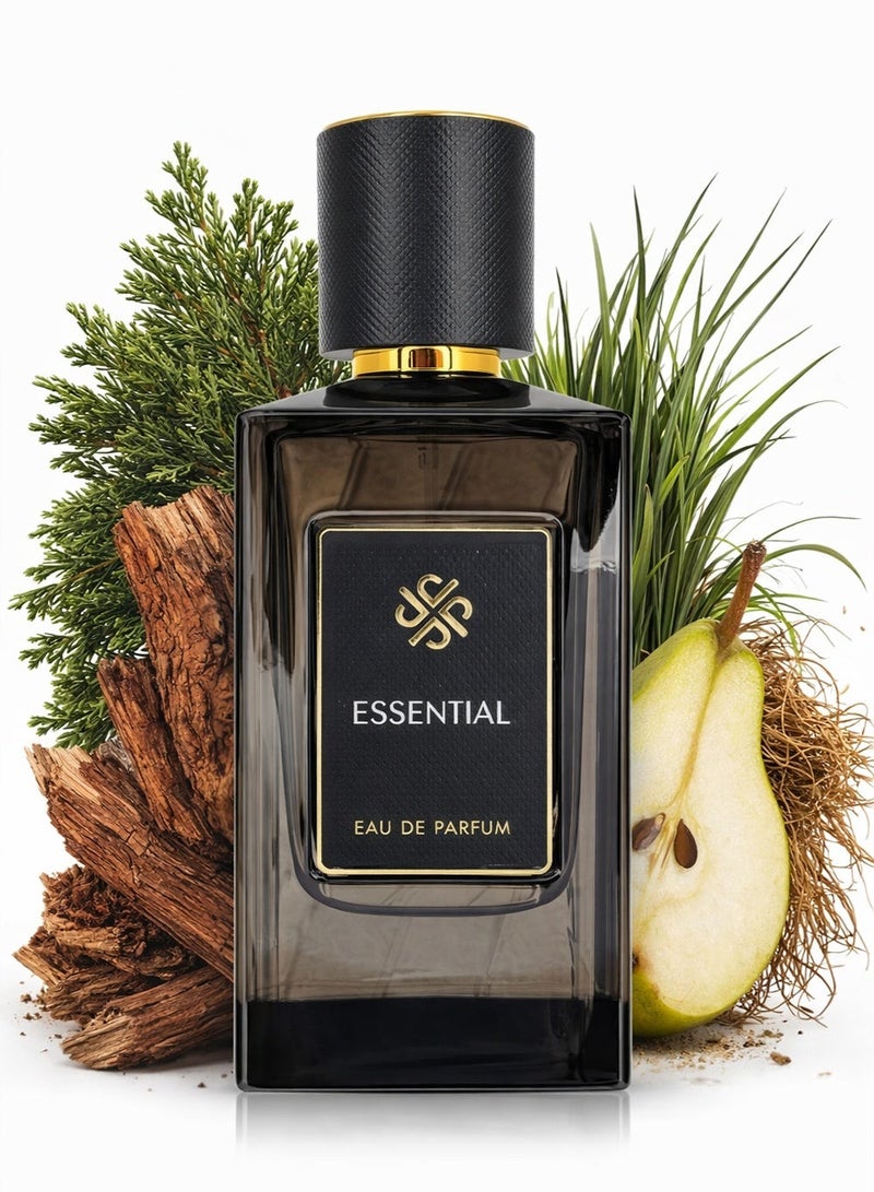 ديفينا عطر إسينشال فاخر للجنسين، ١٠٠ مل، أو دو برفيوم | عطر يدوم طويلًا للرجال والنساء | عطر للرجال والنساء بنفحات خشبية وزهرية - Image 1