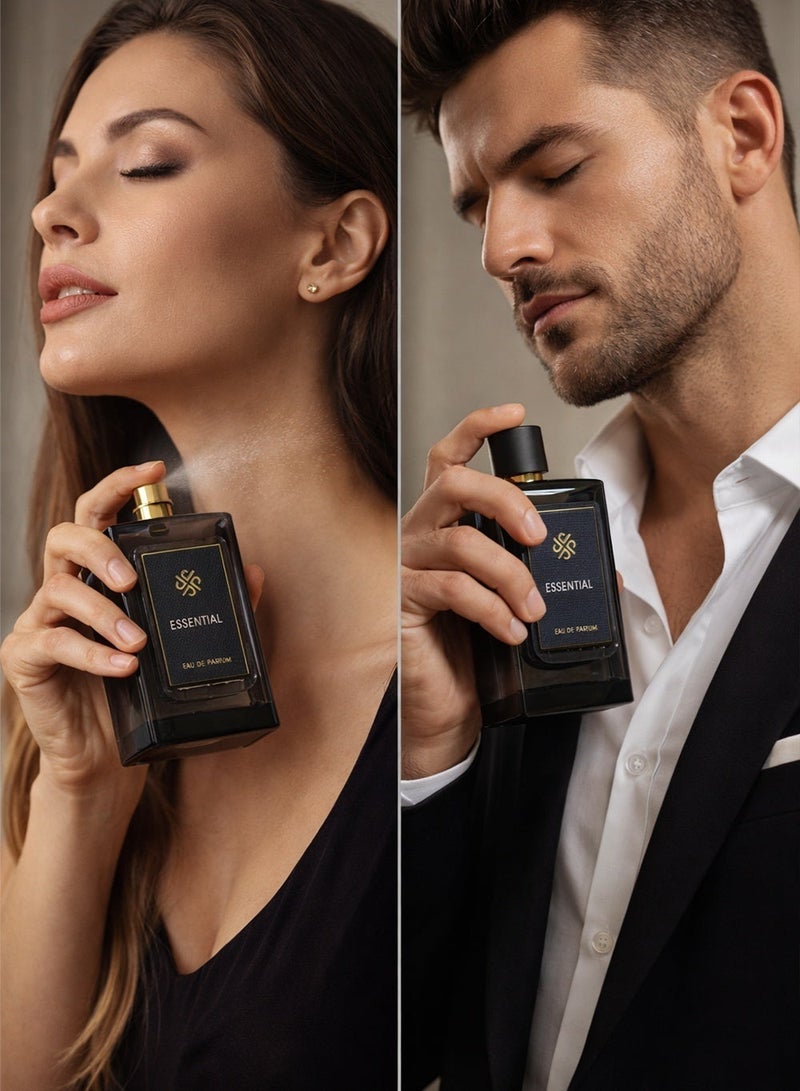 ديفينا عطر إسينشال فاخر للجنسين، ١٠٠ مل، أو دو برفيوم | عطر يدوم طويلًا للرجال والنساء | عطر للرجال والنساء بنفحات خشبية وزهرية - Image 4