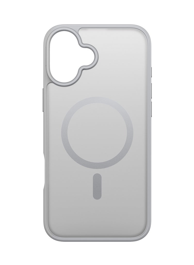 DUX DUCIS Yind Case Anti-Yellowing Matte Clear [Hard PC Back & Soft TPU Bumper] Magnetic Wireless Charging Shockproof Protective Phone Case Cover compatible with Iphone 16  (Grey) - Image 3