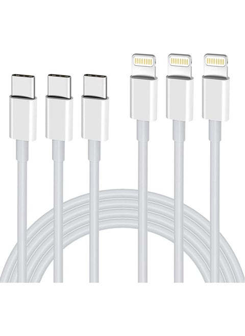 USB C to Lightning Cable 3PACK 1M Fast Charger Cable, iPhone Charger Cord Compatible with iPhone 14/13/12/11 Pro Max/XS MAX/XR/XS/X/8/7/Plus
