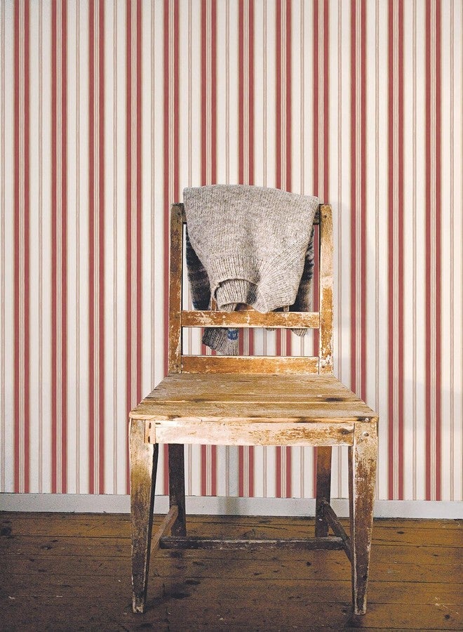 Norwall Heritage Stripe Wallpaper - Image 2