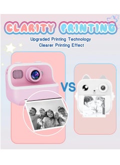 Xria DCP4 Children’s Instant Print Camera With Thermal Printer Kids Digital Photo Camera Boys & Girls Birthday Gift (White) - pzsku/Z46A35886E1533F1453C8Z/45/_/1735632241/5f4ec1b2-95fe-454d-bb00-0f7cc7a5d794