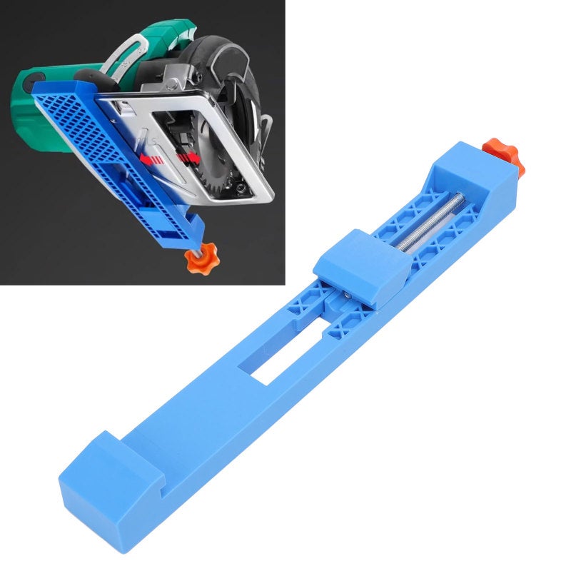 Circular Saw Guide Rail Adjustable 145mm To 208mm Distance For Cutting Machines - Bi Directional Reverse Buckle ABS Material For Woodworking Professionals - Image 3