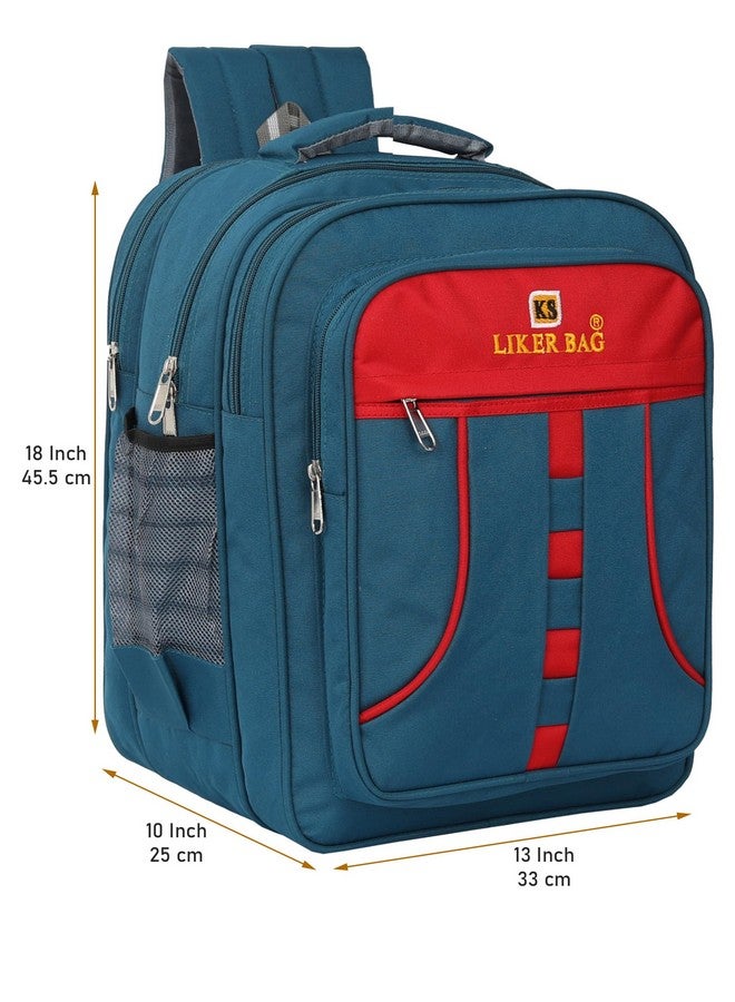 Liker Bag Large 45L Unisex Laptop Backpack |School Bag| |College Bag| Travel Backpack (Sky blue) - Image 4