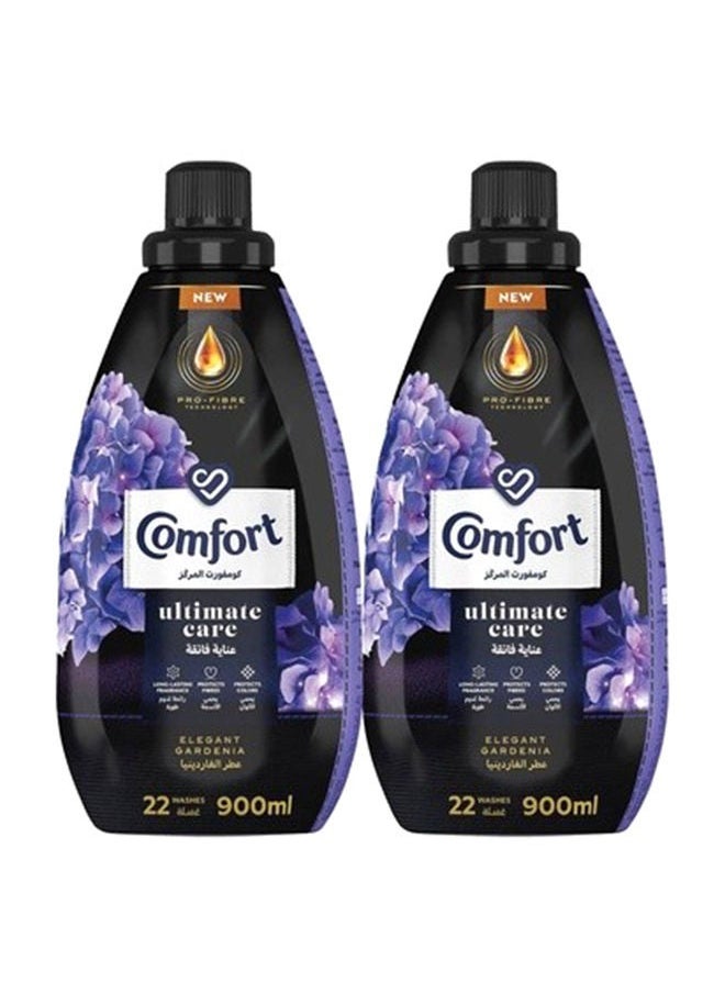 Comfort Fabric Softener, Elegant Gardenia, Pack Of 2, 900ml 