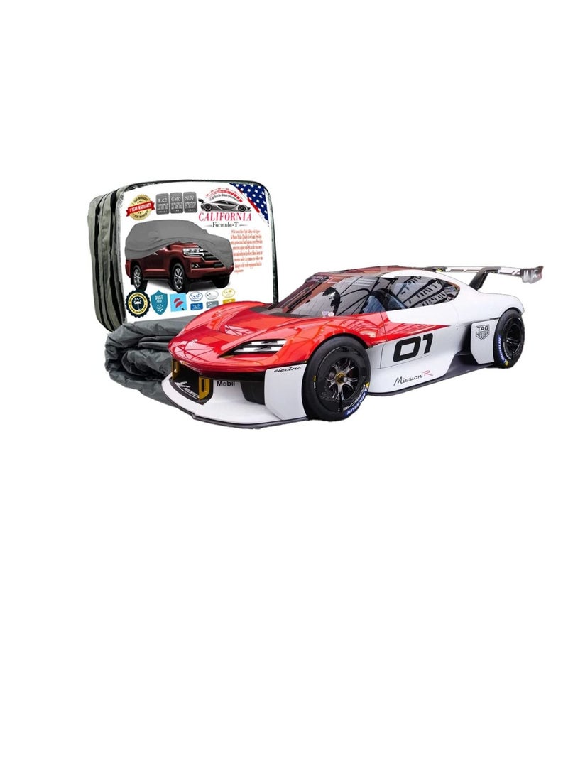California formula-T California Car body Cover Windproof  Scratch Resistan Electric Porsche Boxster Cover with Working Gloves 