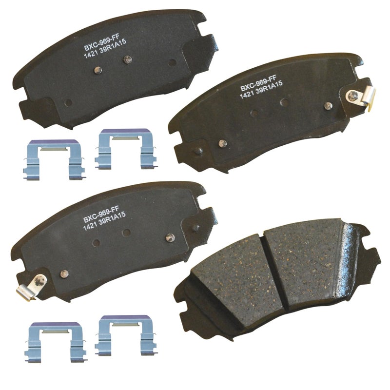 Bendix Premium SBC1421 Ceramic Front Brake Pads for Select Models Buick Allure, Cascada, LaCrosse, Regal, Cadillac ELR, Chevrolet Equinox, Impala, Malibu, Malibu Limited, GMC Terrain, Saab 9-5 - Image 1
