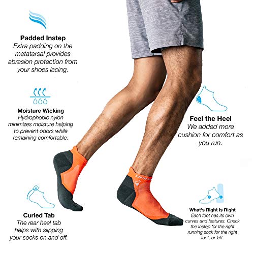 Thirty48 Ultralight Athletic Running Socks for Men and Women with Seamless Toe, Moisture Wicking, Cushion Padding (Medium - Women 7-8.5 // Men 8-9.5, [3 Pairs] Black/Gray) - Image 5