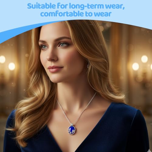 Plexaris Necklace for Women, 2PSC Stylish Chains for Women and Men, Long Silver Necklace Set with Pendant, Fashion Jewelry for Shopping, Party and Gifts - Image 5