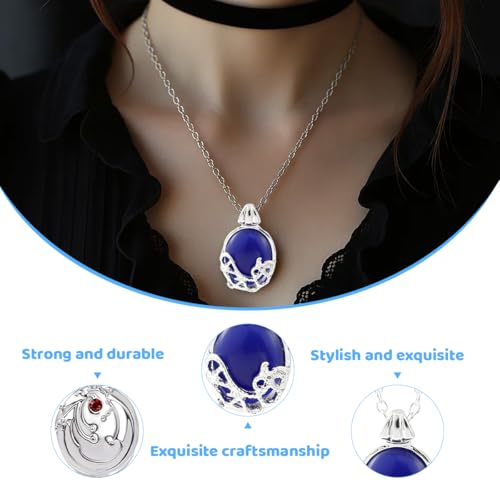Plexaris Necklace for Women, 2PSC Stylish Chains for Women and Men, Long Silver Necklace Set with Pendant, Fashion Jewelry for Shopping, Party and Gifts - Image 3