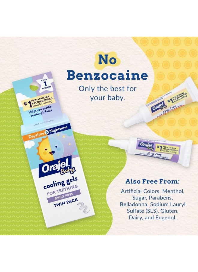 Orajel - Baby Orajel Orajel Baby Daytime And Nighttime Non-Medicated Cooling Gels For Teething - Image 1