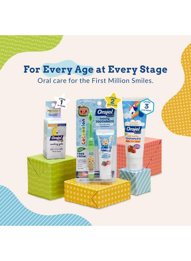 Orajel - Baby Orajel Orajel Baby Daytime And Nighttime Non-Medicated Cooling Gels For Teething - Image 1