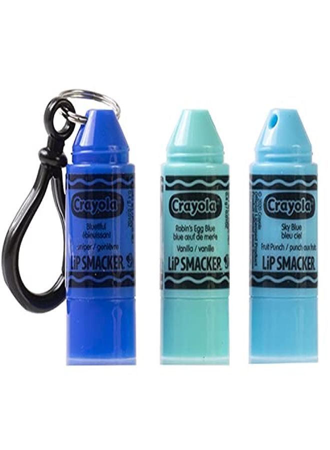 Lip Smacker Crayola Crayon Stackable Flavored Clear Lip Balm Blue - Image 2