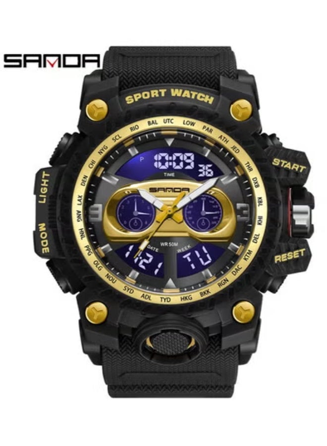 Sanda Men's Student Multi-Sport Electronic Quartz Watch - Image 1