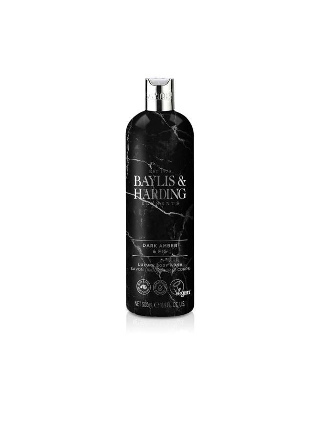 Baylis & Harding غسول الجسم الفاخر برائحة التين الداكن 500 مل | غني بالترطيب | معتمد من أطباء الجلد | معتمد نباتيًا - Image 1