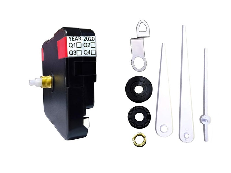 IIK COLLECTION Plastic Quartz Movement Machine with White Hands Kit for Wall Clock (Pack of 2) (IIK-MOV-PL-004-Packof2) - Image 3