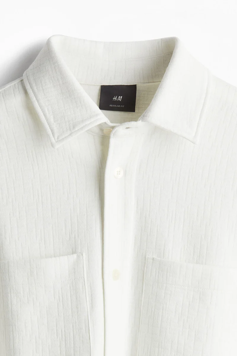 H&M Regular Fit Structured overshirt
