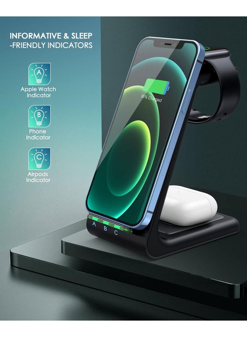 اماروها محطة شحن لاسلكية 3 في 1 للآيفون - Image 4