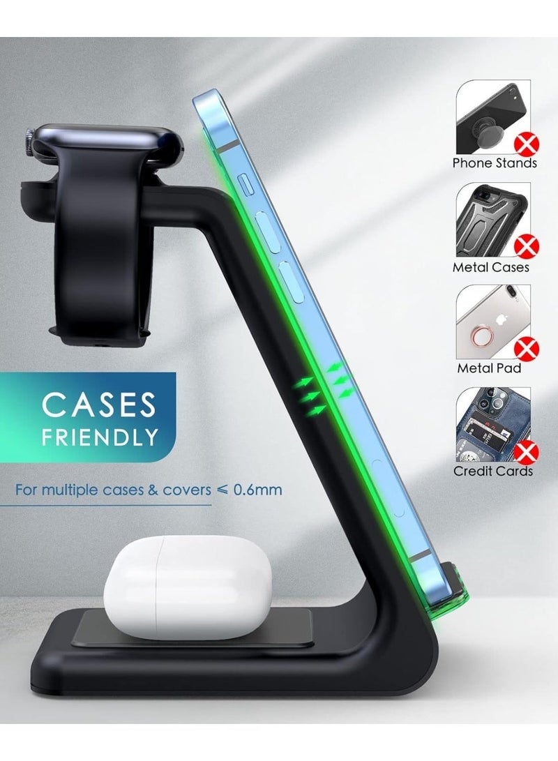 اماروها محطة شحن لاسلكية 3 في 1 للآيفون - Image 3