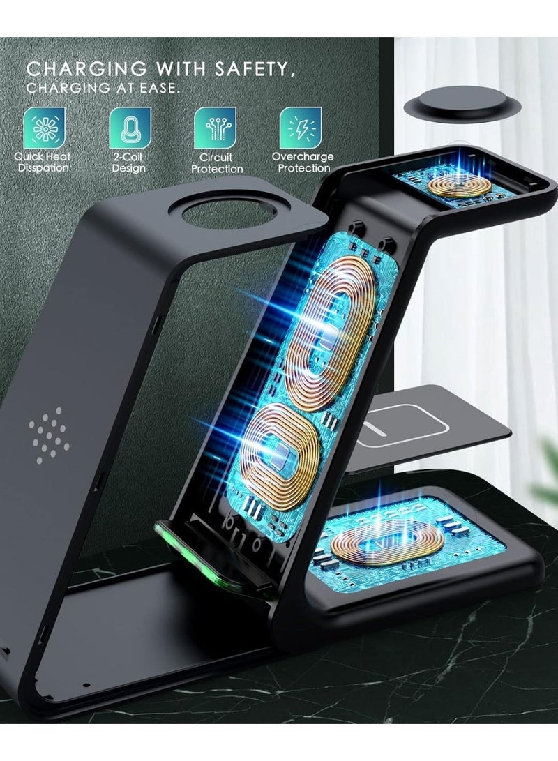 اماروها محطة شحن لاسلكية 3 في 1 للآيفون - Image 5