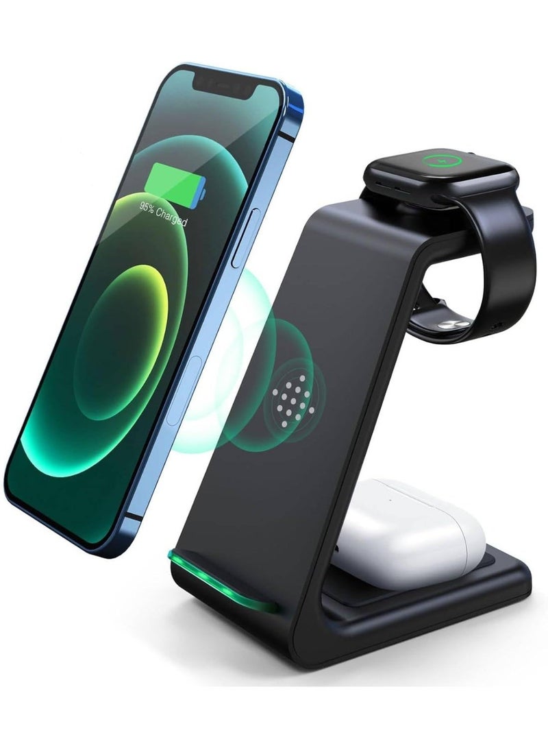 اماروها محطة شحن لاسلكية 3 في 1 للآيفون - Image 1