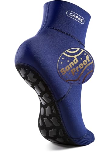 CAPAS 2mm Neoprene Sand Socks Beach Volleyball Sand Proof Outdoor Socks Wetsuit Diving Water Socks Keep Warm for Men Women - Image 1