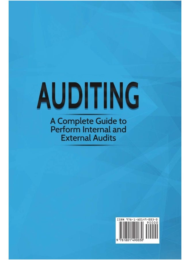 Auditing: A Complete Guide to Perform Internal and External - pzsku/Z46A471FBC57929C3433CZ/45/_/1737572198/5d2617f3-8a03-44f5-adf4-ccc0b2e284e6