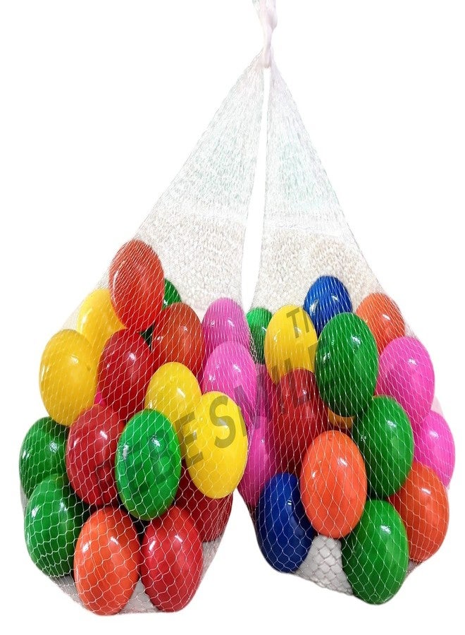 BEBE SMILE مجموعة بيبي سمايل 6 سم، عبوة من 48 قطعة، كرات بلاستيكية ناعمة عالية الجودة من المصنع مباشرة، مثالية للأطفال، كرات لأحواض السباحة، كرات لمناطق اللعب، هدية رائعة للأطفال الرضع والصغار في أعياد الميلاد والمناسبات الخاصة. - Image 4