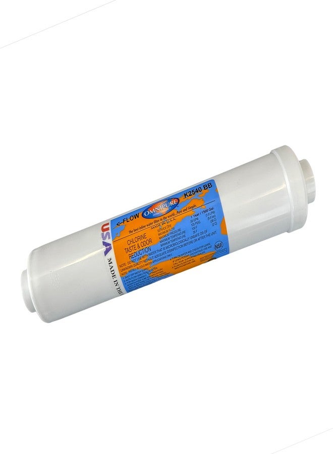 أومني بيور Omnipure (K2533-BB) 10"x2" Inline K-Series T33 GAC Acid Wash Carbon 1/4" FNPT - Image 3
